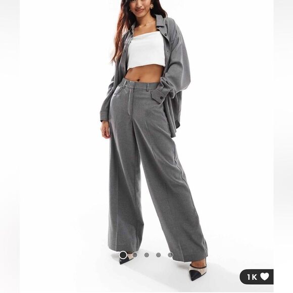 ASOS DESIGN Relaxed Straight Leg Pants with 5 pocket detail NEW - Picture 1 of 6